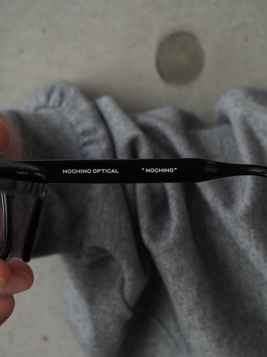 メガネ・老眼鏡 NOCHINO OPTICAL NOCHINO #1 Gloss Black NOCHINO #1. GLOSS BLACK × CLEAR to GREY (調光) – NOCHINO OPTICAL