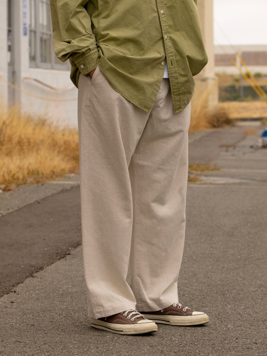 HEMP MIX SLACKS[IVORY] | 1LDK (ワンエルディーケー) 公式サイト