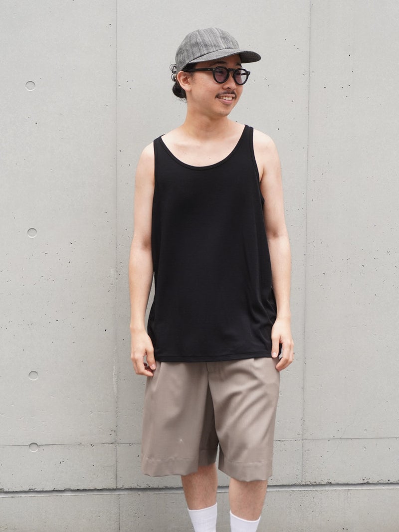 18G Wool Pack Tank[BLACK] | 1LDK (ワンエルディーケー) 公式サイト