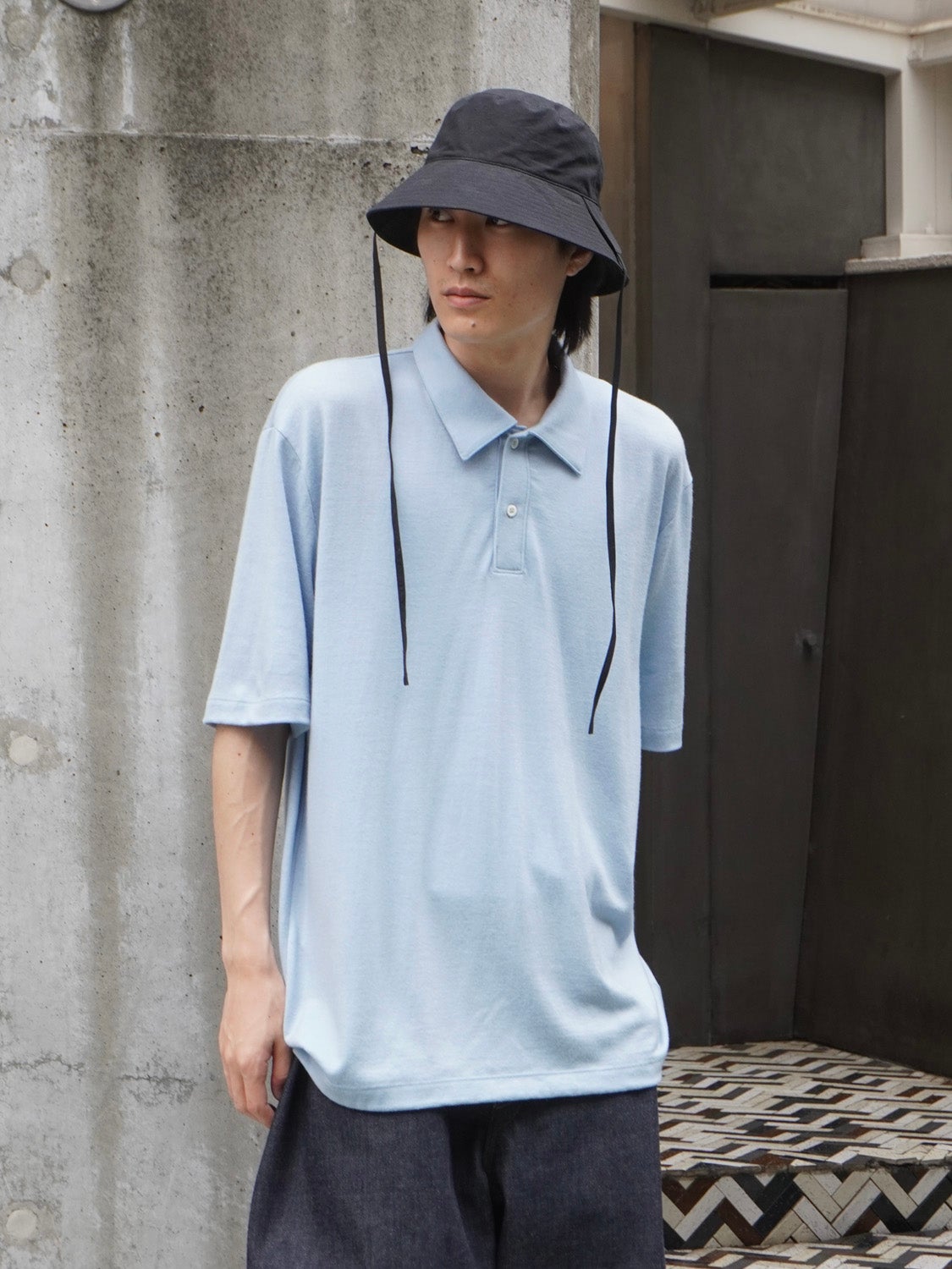 SUMMER WOOL POLO[LIGHT BLUE] | 1LDK (ワンエルディーケー) 公式サイト