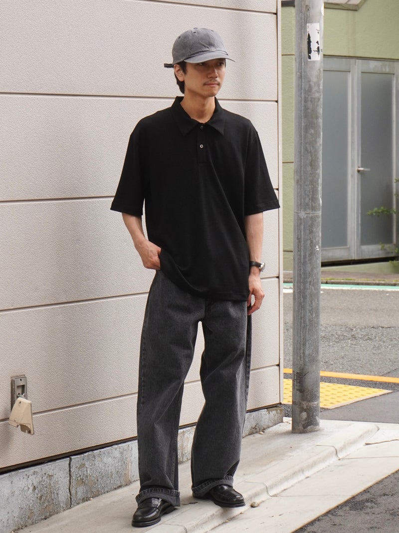 SUMMER WOOL POLO[BLACK] | 1LDK (ワンエルディーケー) 公式サイト