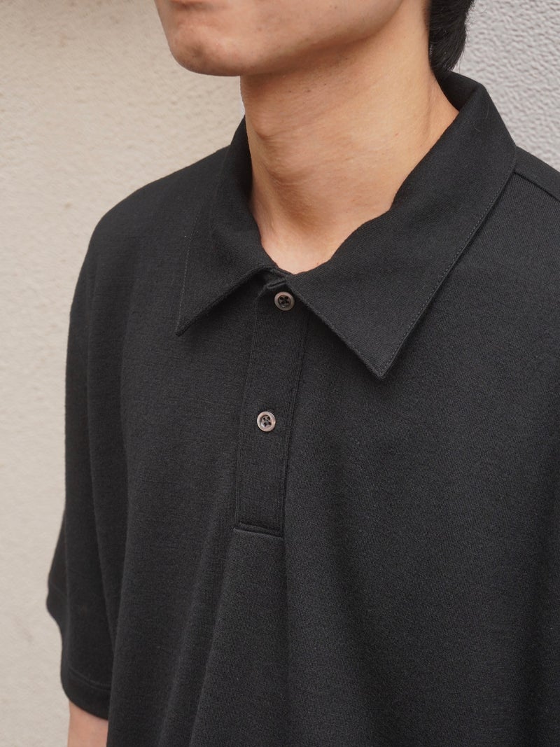 SUMMER WOOL POLO[BLACK] | 1LDK (ワンエルディーケー) 公式サイト