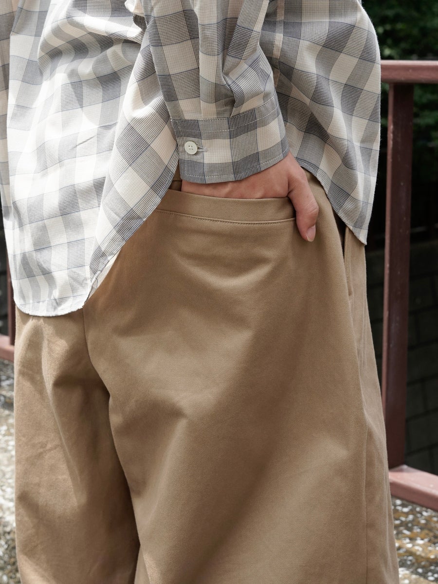 NO TUCK CHINO SHORTS[CAMEL] | 1LDK (ワンエルディーケー) 公式サイト