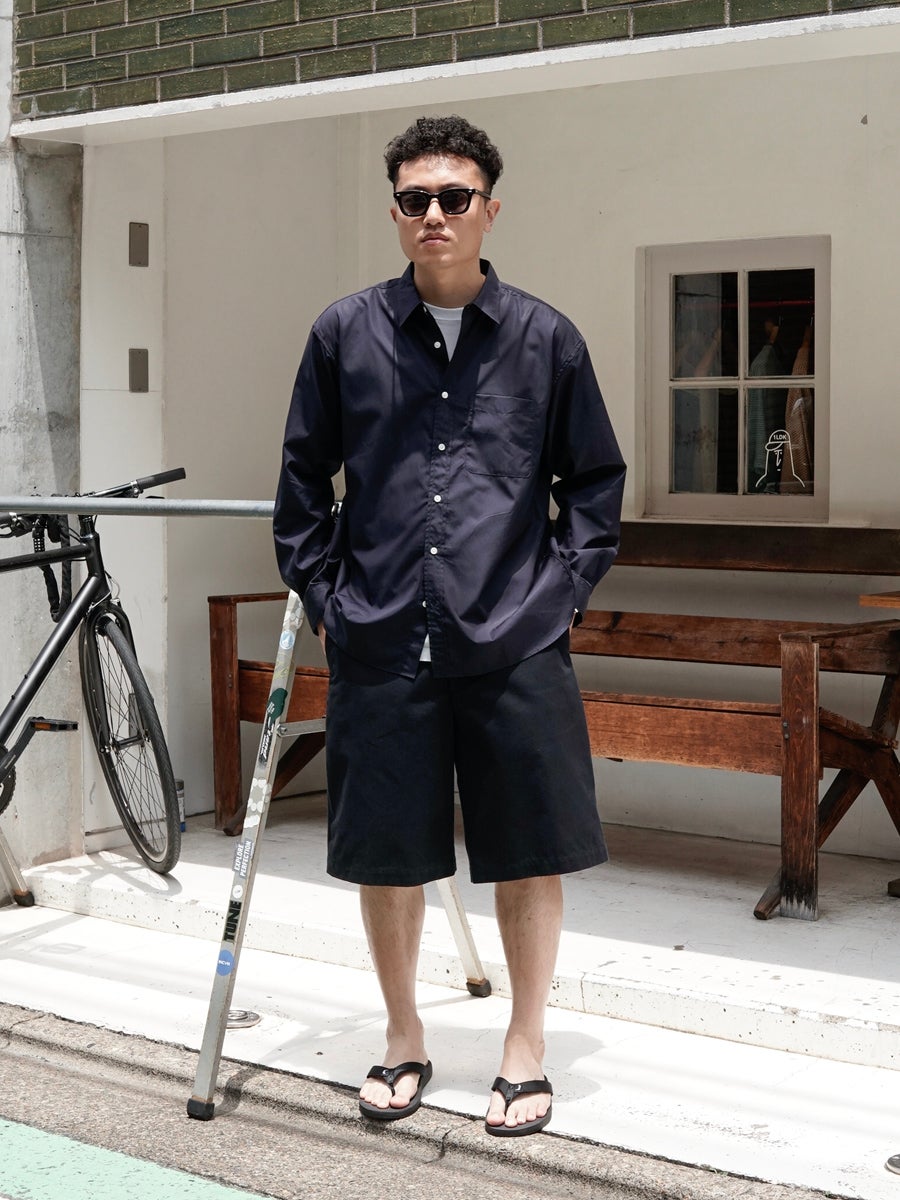NO TUCK CHINO SHORTS[NAVY] | 1LDK (ワンエルディーケー) 公式サイト