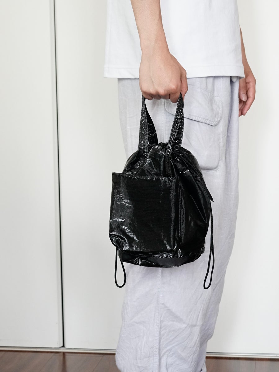 【ほぼ未使用】Norwegian Rain Okada 黒 SHURAF POUCH / AIRLY LAMI-RIP[BLACK] | 1LDK (ワンエルディーケー