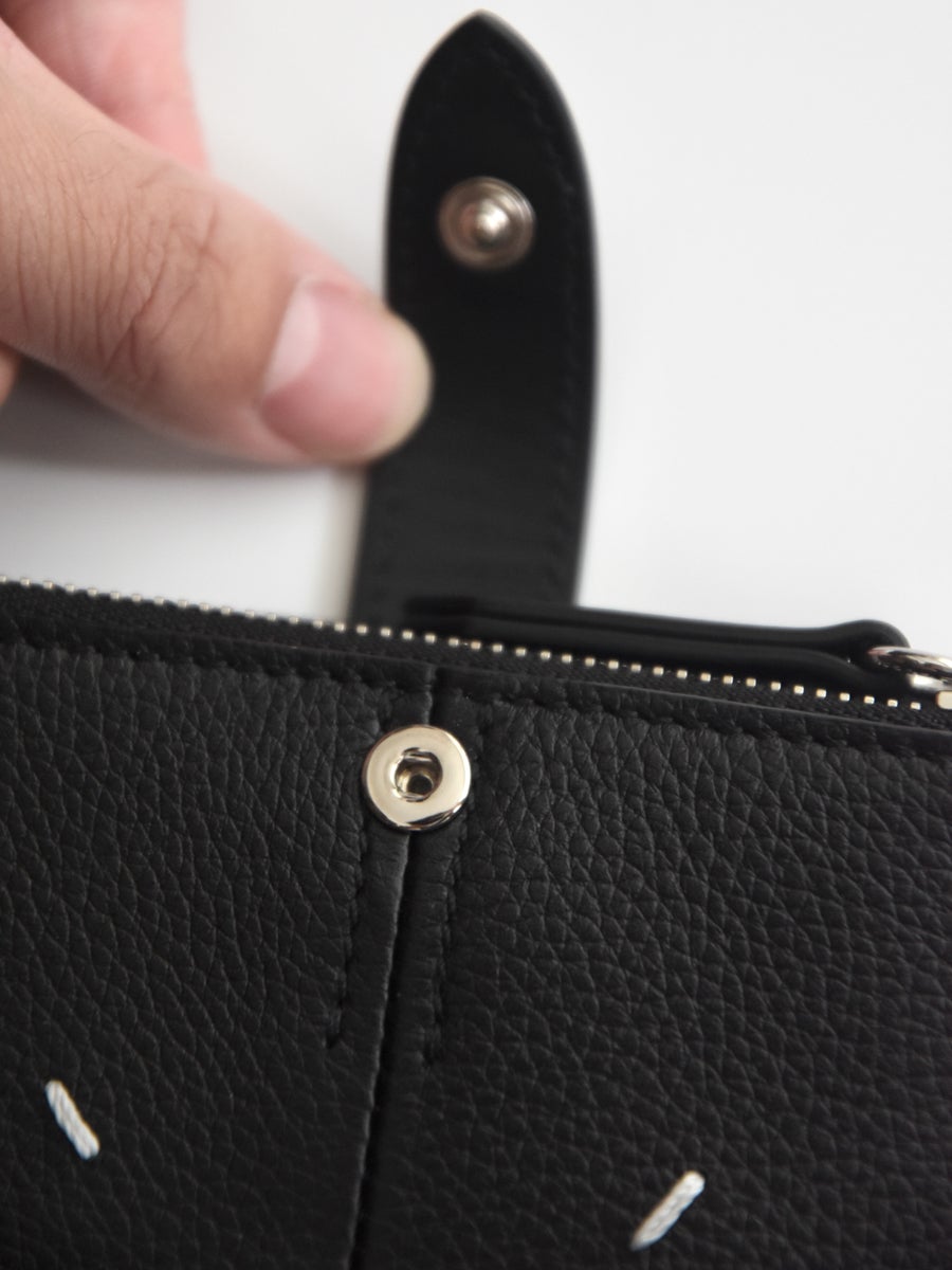 CARD HOLDER + COIN PURSE WITH ZIP[BLACK] | 1LDK (ワンエルディー