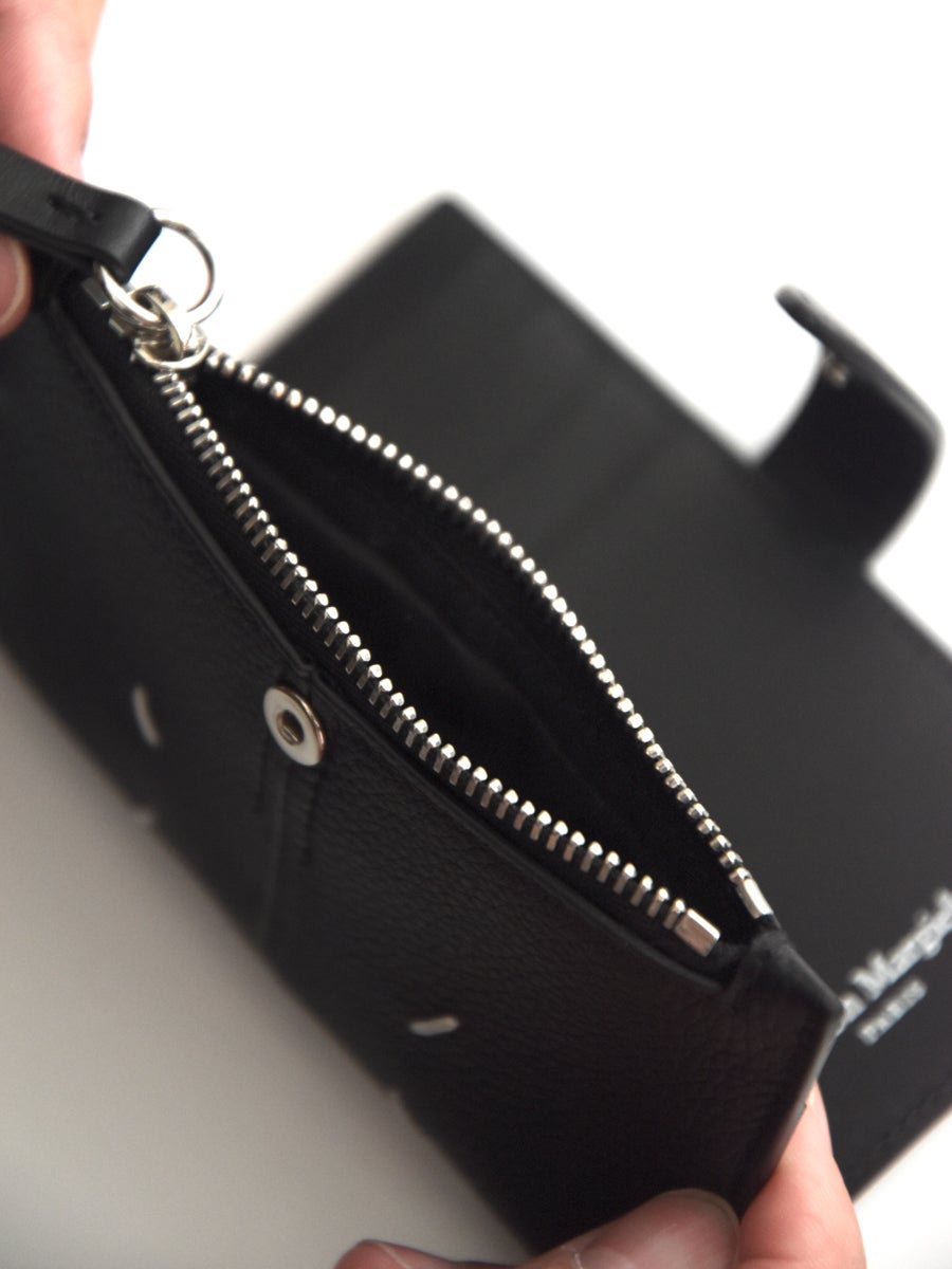 CARD HOLDER + COIN PURSE WITH ZIP[BLACK] | 1LDK (ワンエルディー