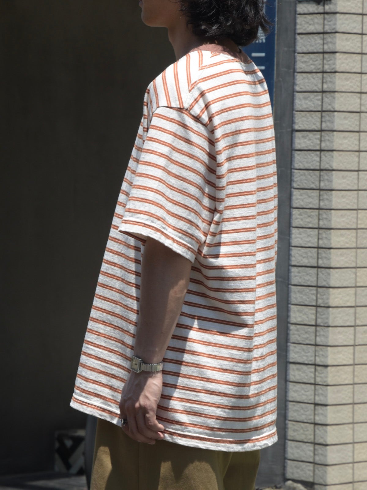 ORIGINAL BORDER S/S T-SHIRTS[ORANGE] | 1LDK (ワンエルディーケー