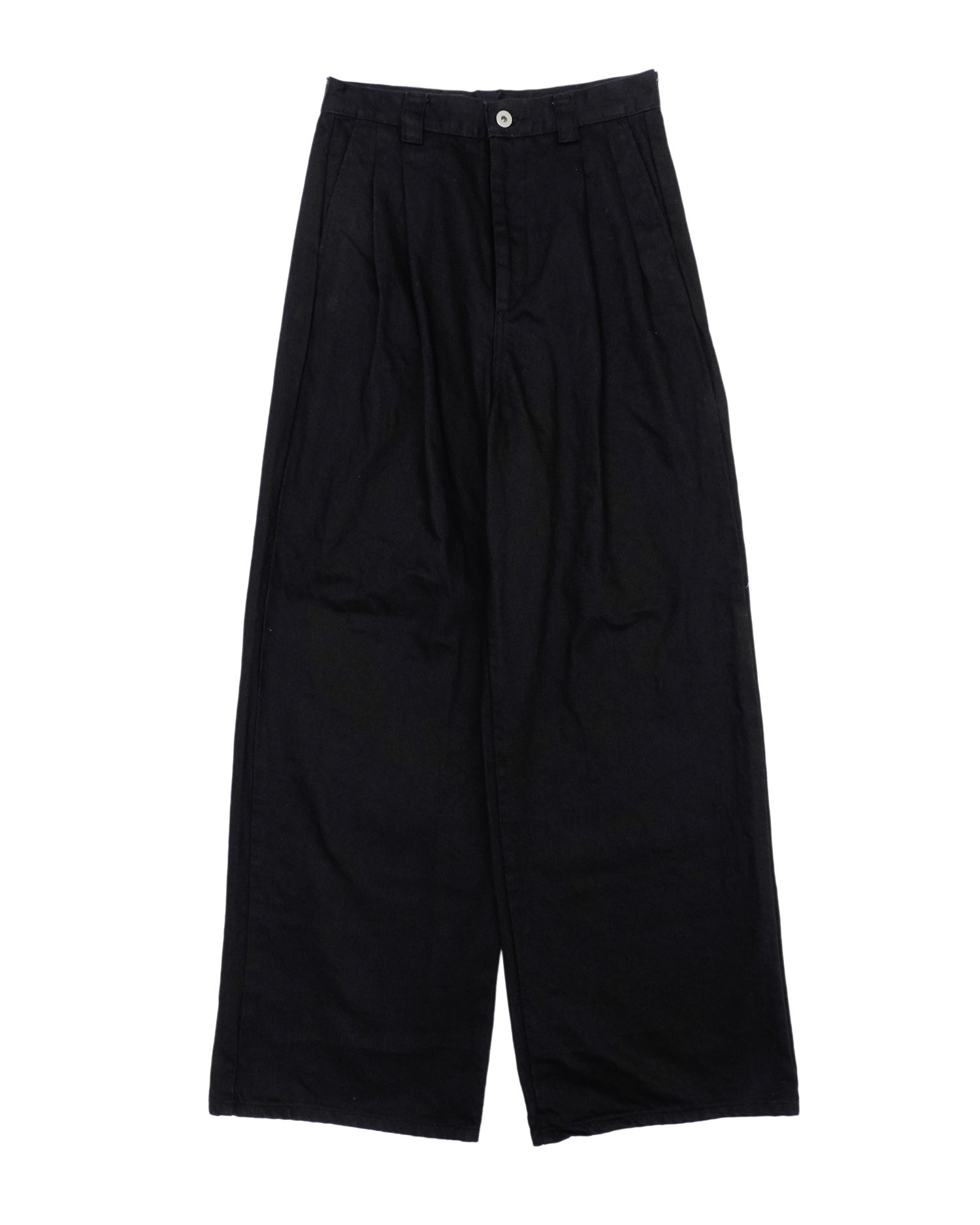 2TUCKS WIDE COLOUR DENIM[BLACK] | 1LDK (ワンエルディーケー) 公式サイト