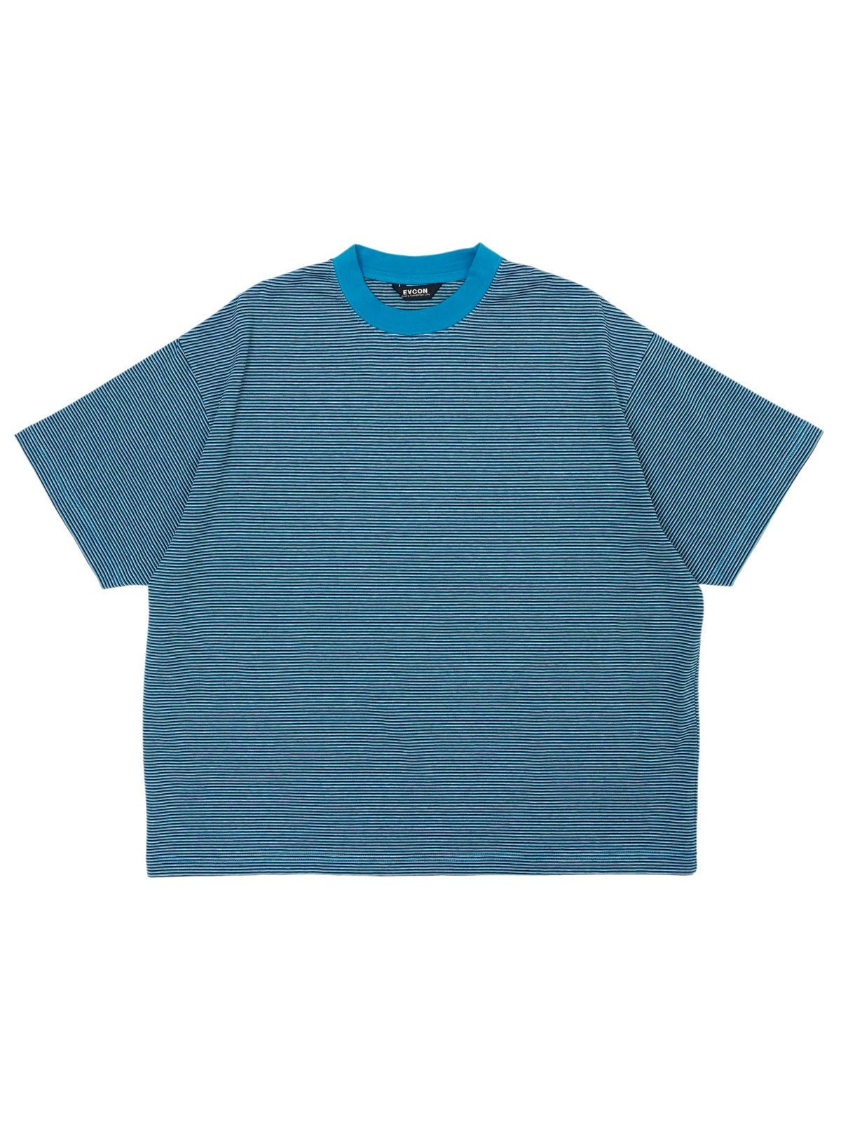 MERCERIZATION BORDER WIDE S/S TEE[BLUE] | 1LDK (ワンエルディーケー