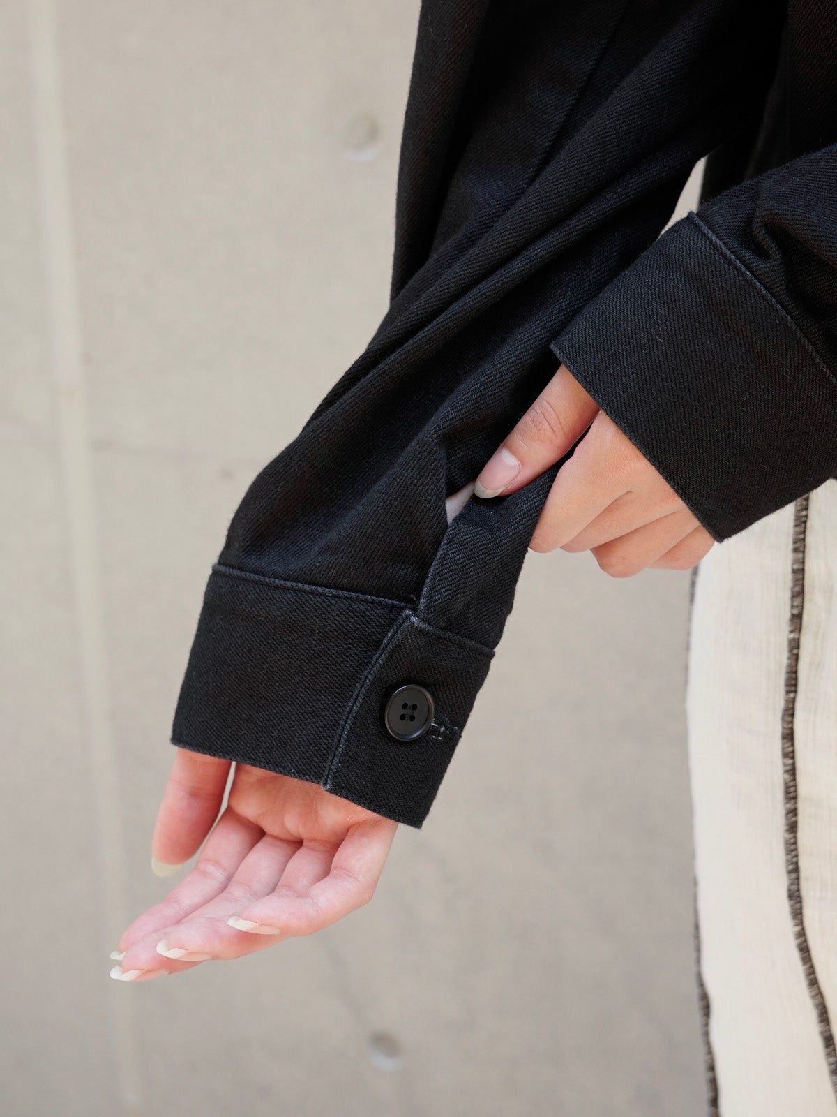 COLOUR DENIM BLOUSON[BLACK] | 1LDK (ワンエルディーケー) 公式サイト