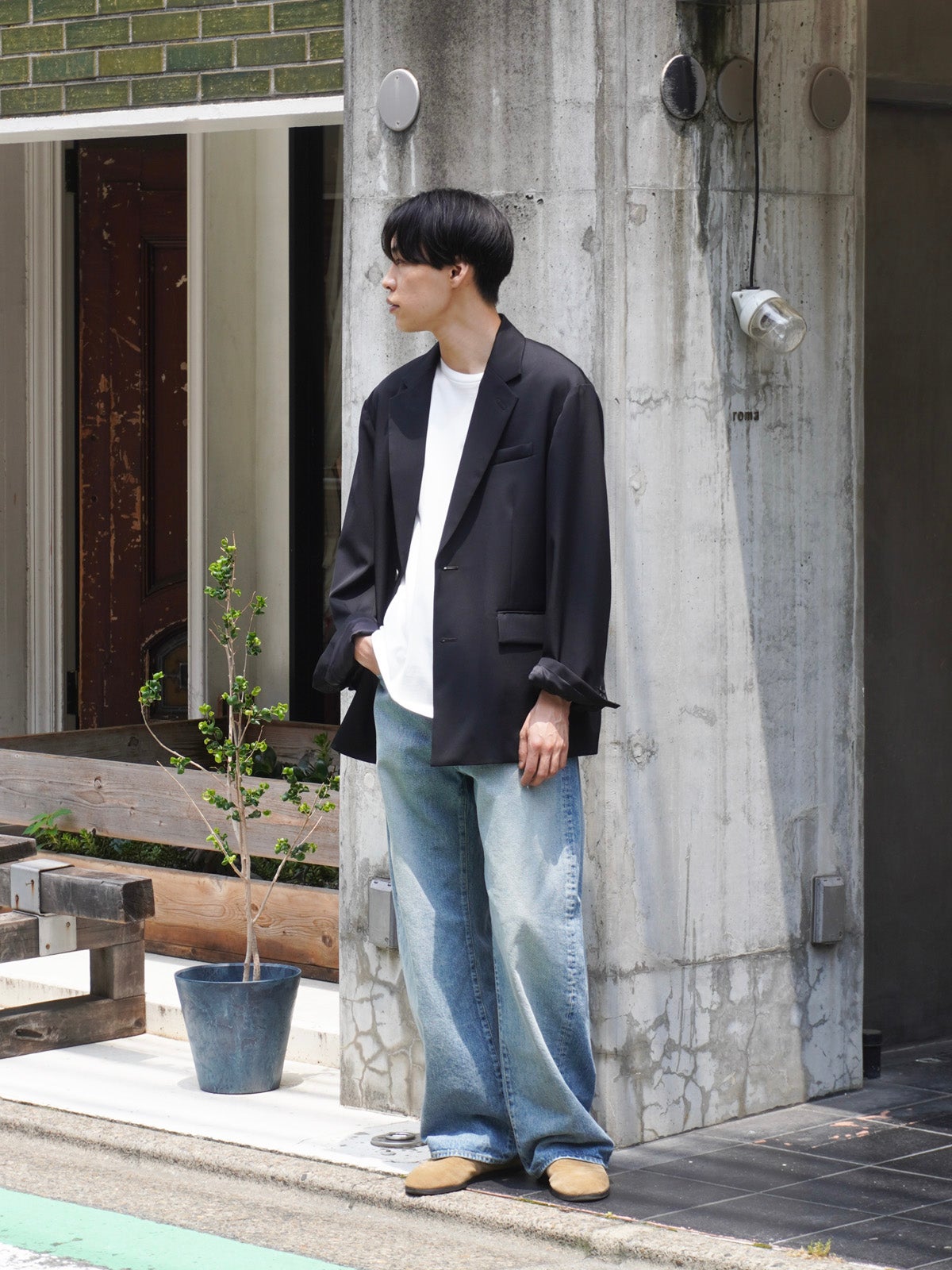 ROUND DENIM PANTS[INDIGO] | 1LDK (ワンエルディーケー) 公式サイト