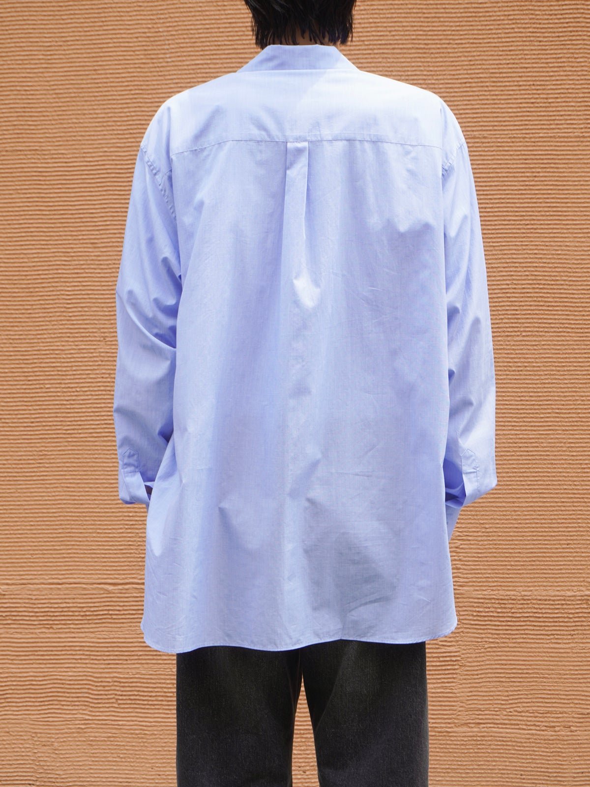 SMOOTH COTTON OVERSIZED SKIPPER SHIRT[BLUE] | 1LDK (ワンエルディー