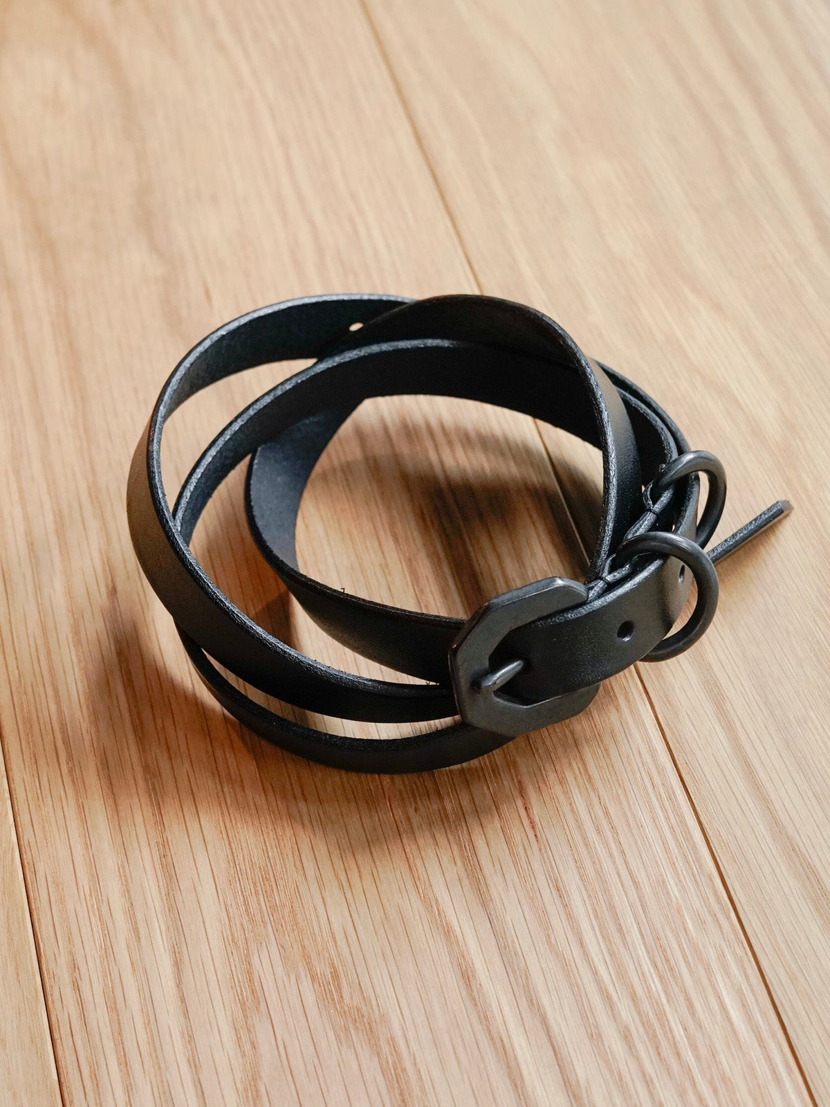 NARROW LEATHER BELT[BLACK] | 1LDK (ワンエルディーケー) 公式サイト