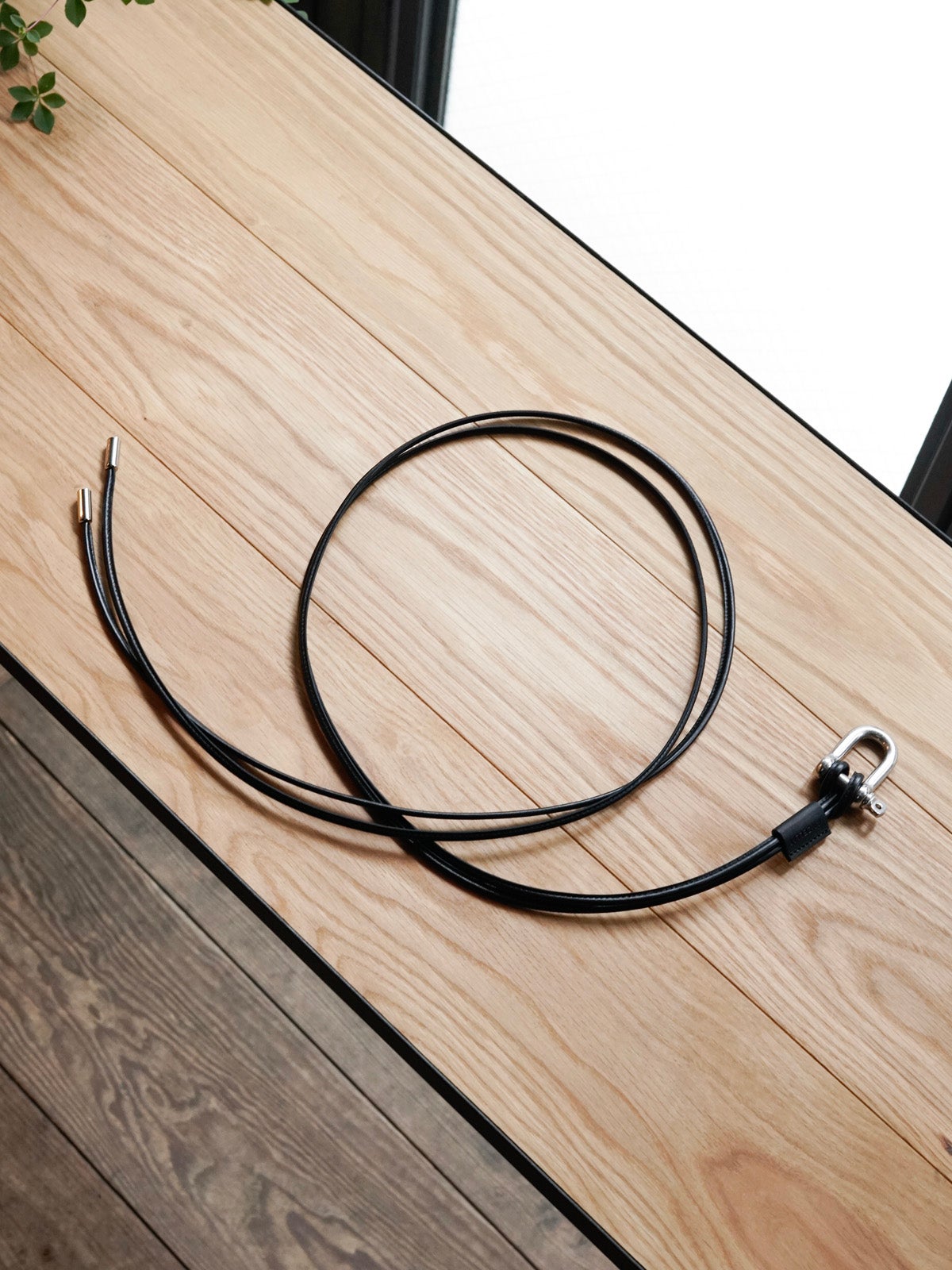 LEATHER ROPE BELT[BLACK] | 1LDK (ワンエルディーケー) 公式サイト