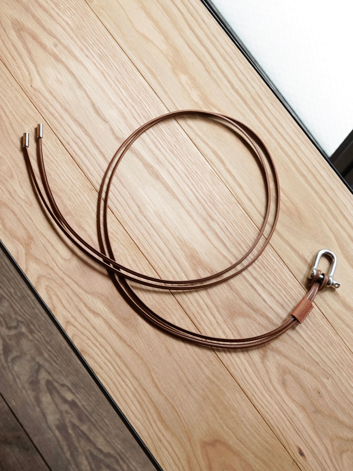LEATHER ROPE BELT[BROWN] | 1LDK (ワンエルディーケー) 公式サイト