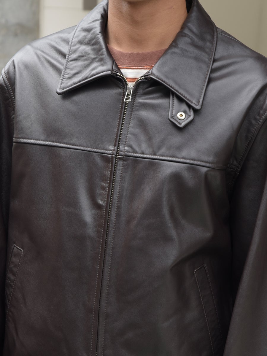 LEATHER JACKET[BROWN] | 1LDK (ワンエルディーケー) 公式サイト