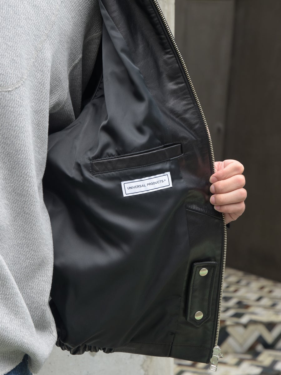 LEATHER JACKET[BLACK] | 1LDK (ワンエルディーケー) 公式サイト