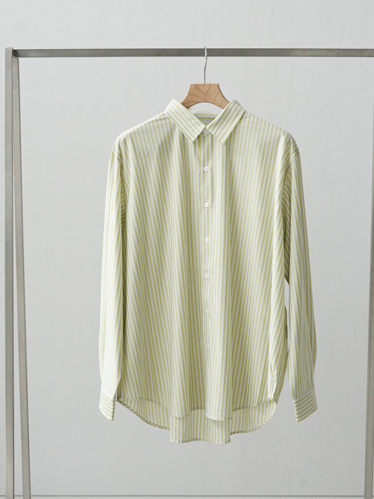 46G Stripe Atmosphere Shirt[YELLOW BLACK] | 1LDK (ワンエルディー