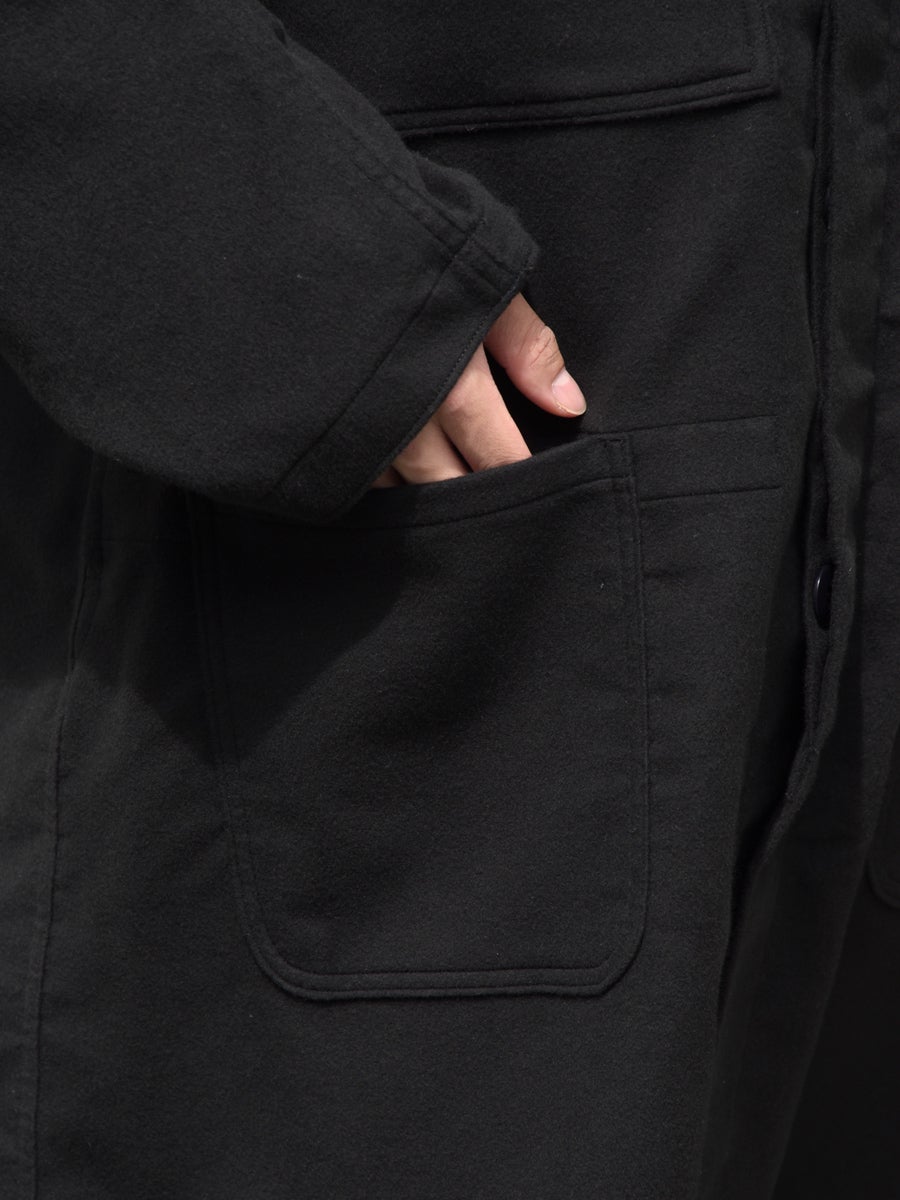 LOT.413 BRITISH POSTAL WORKER COAT[BLACK] | 1LDK (ワンエルディー