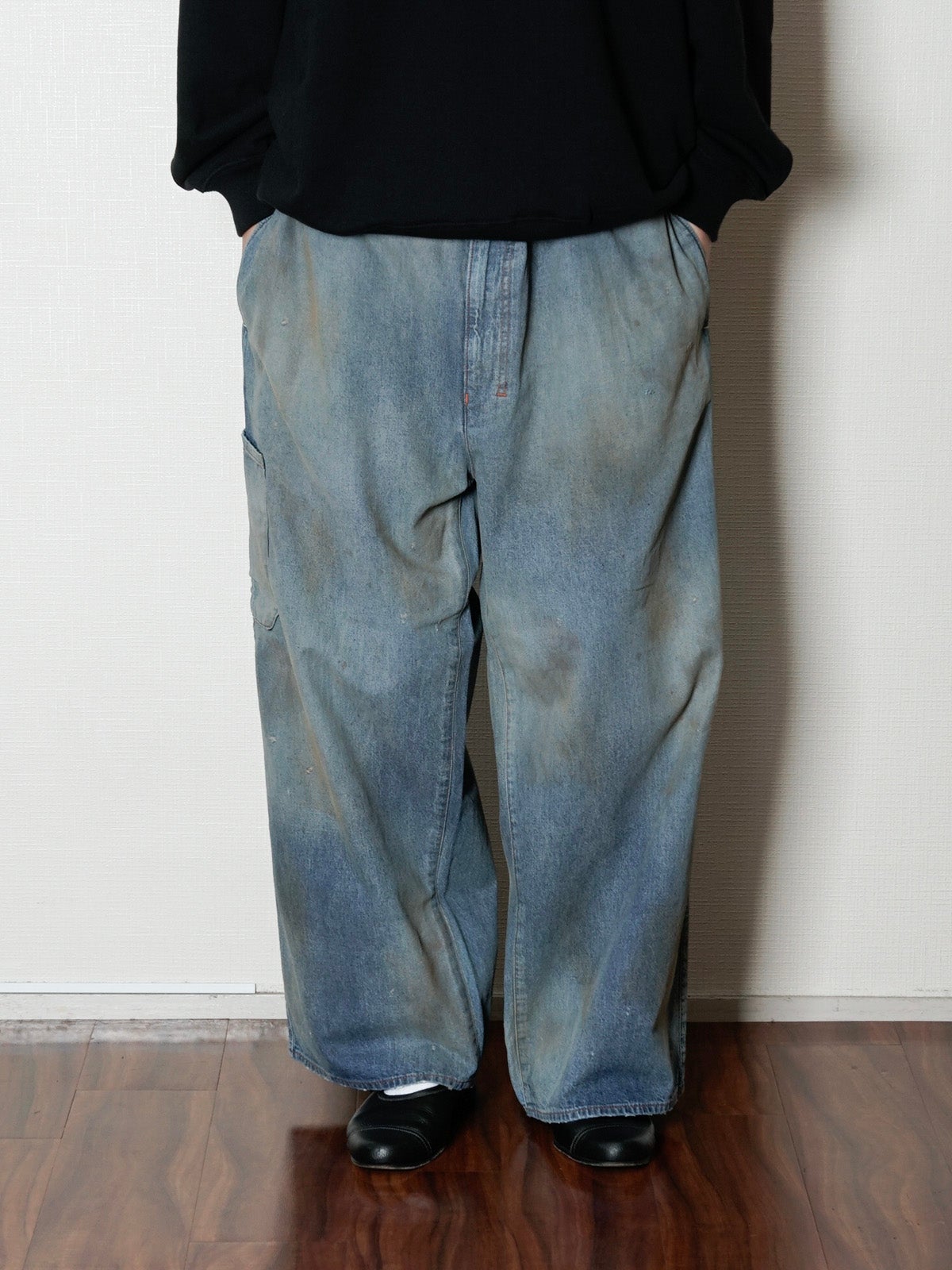DENIM PAINTER PANTS[INDIGO] | 1LDK (ワンエルディーケー) 公式サイト