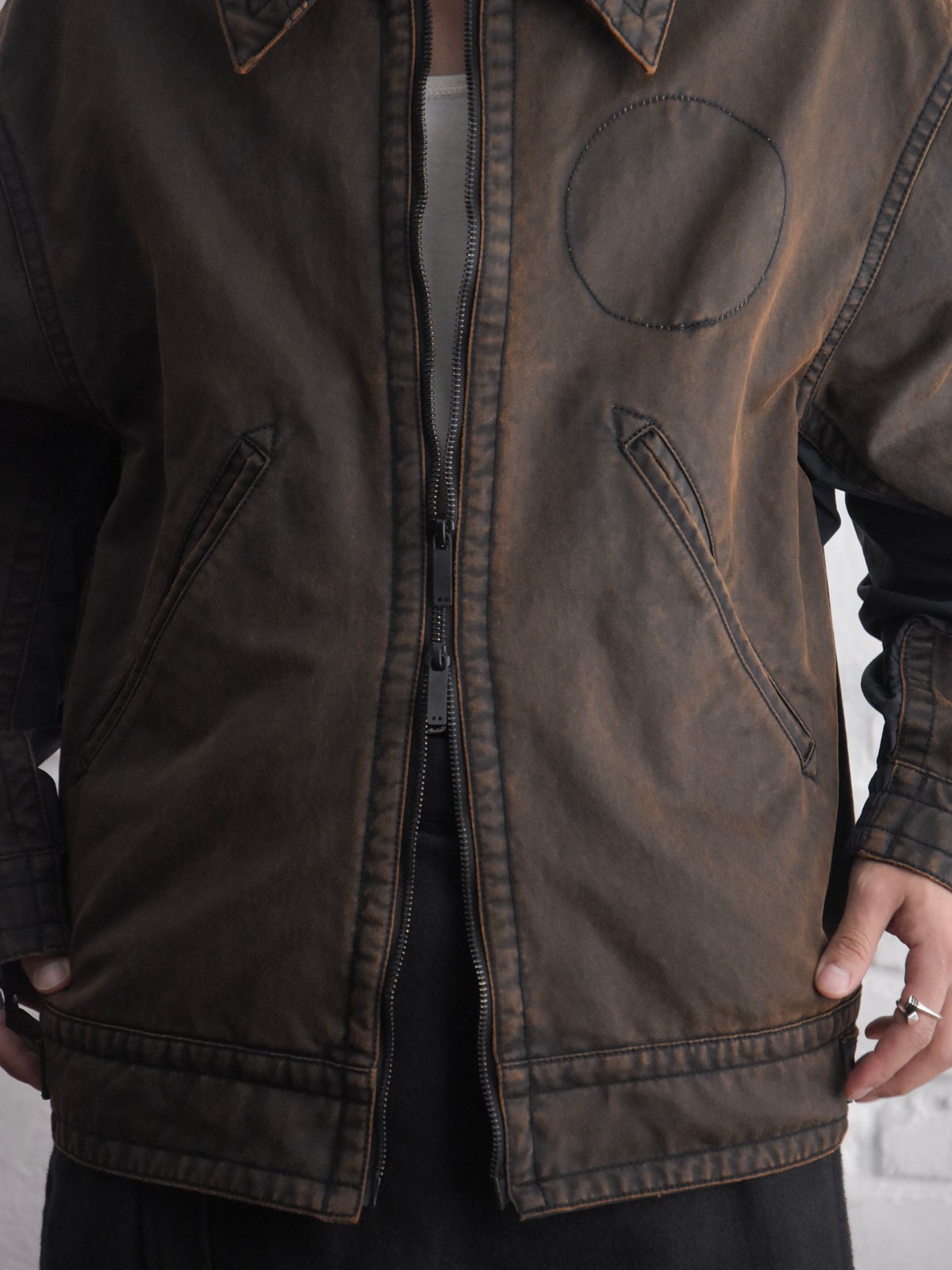 andwang Hoodie docking jacket ジャケット DOCKING 