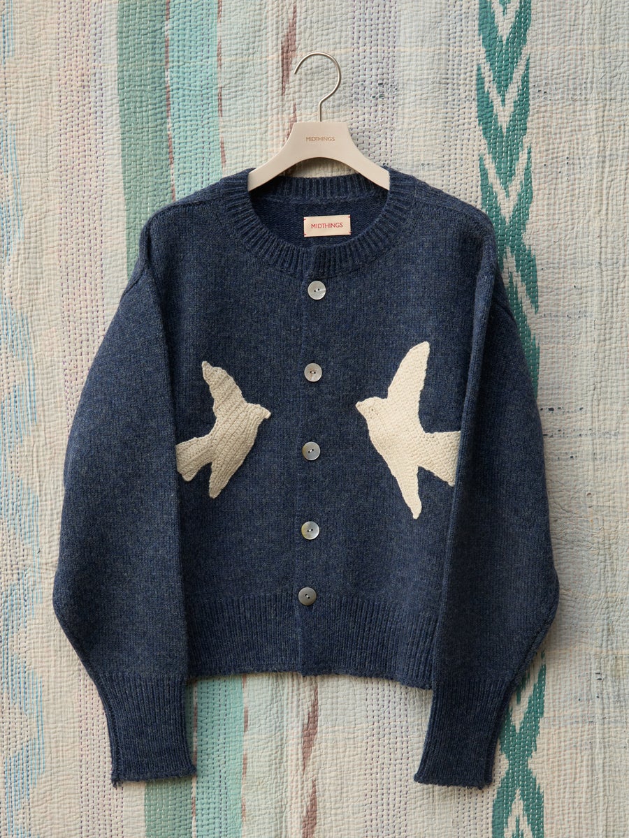 THE BIRD CARDIGAN[NAVY] | 1LDK (ワンエルディーケー) 公式サイト