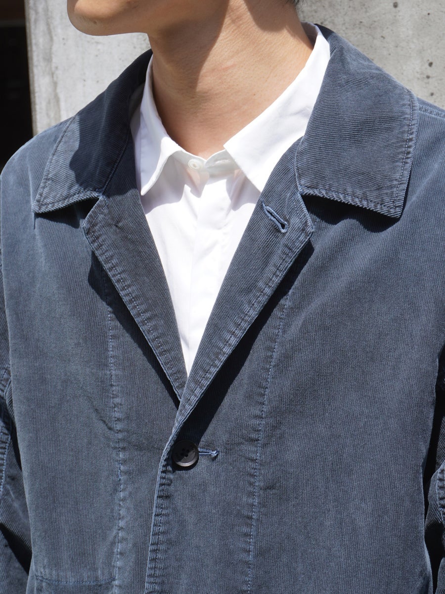 Corduroy Coverall Jacket[BLUE] | 1LDK (ワンエルディーケー) 公式サイト