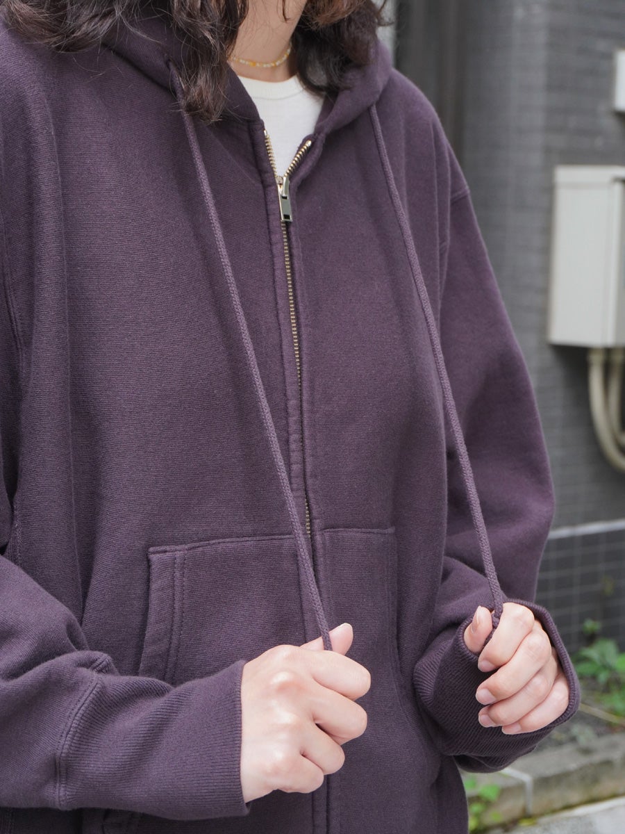 Front Zip Hoodie[BROWN VIOLET] | 1LDK (ワンエルディーケー) 公式サイト