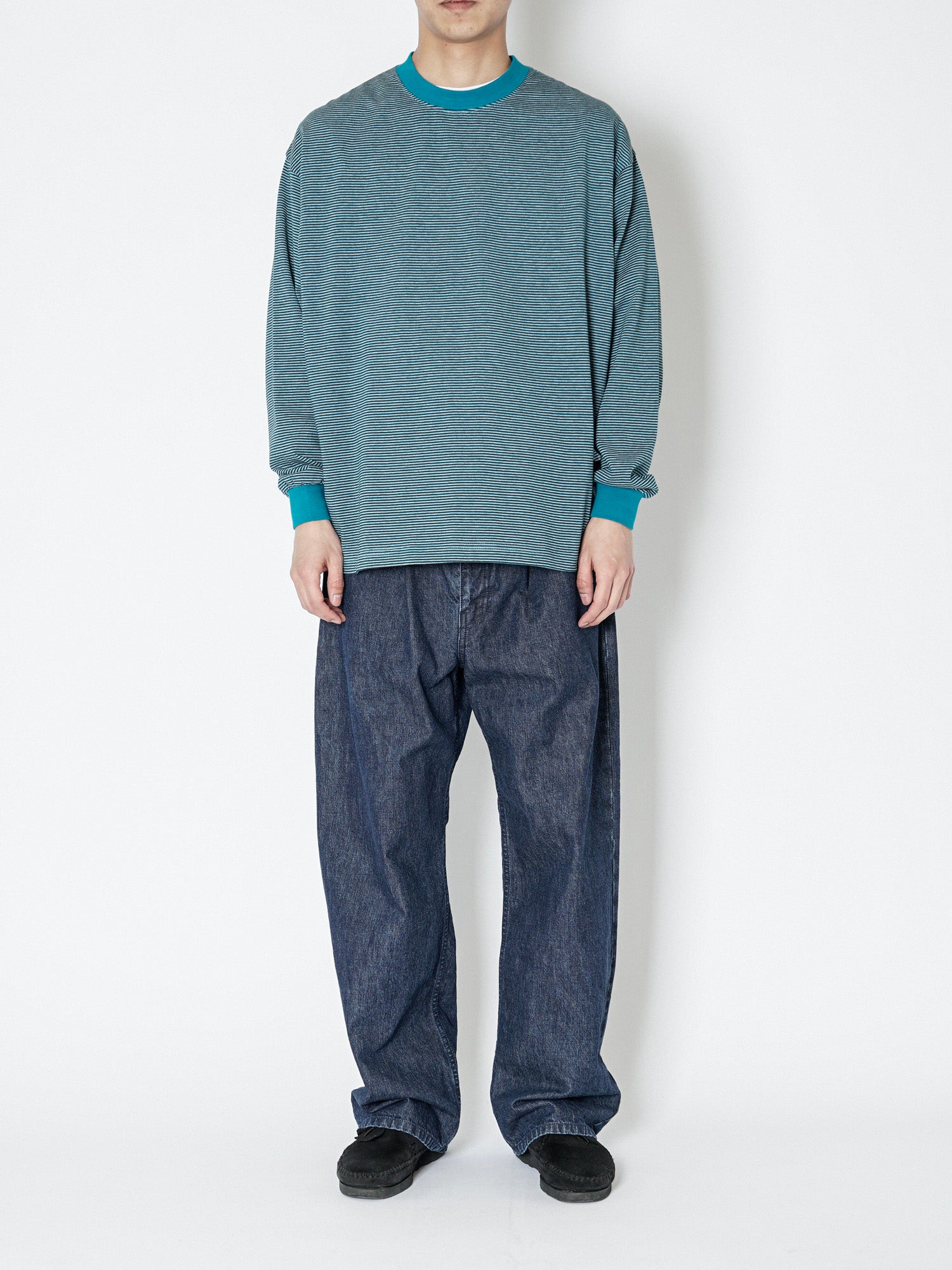 10.5oz 1TUCK BUGGY DENIM[INDIGO] | 1LDK (ワンエルディーケー) 公式