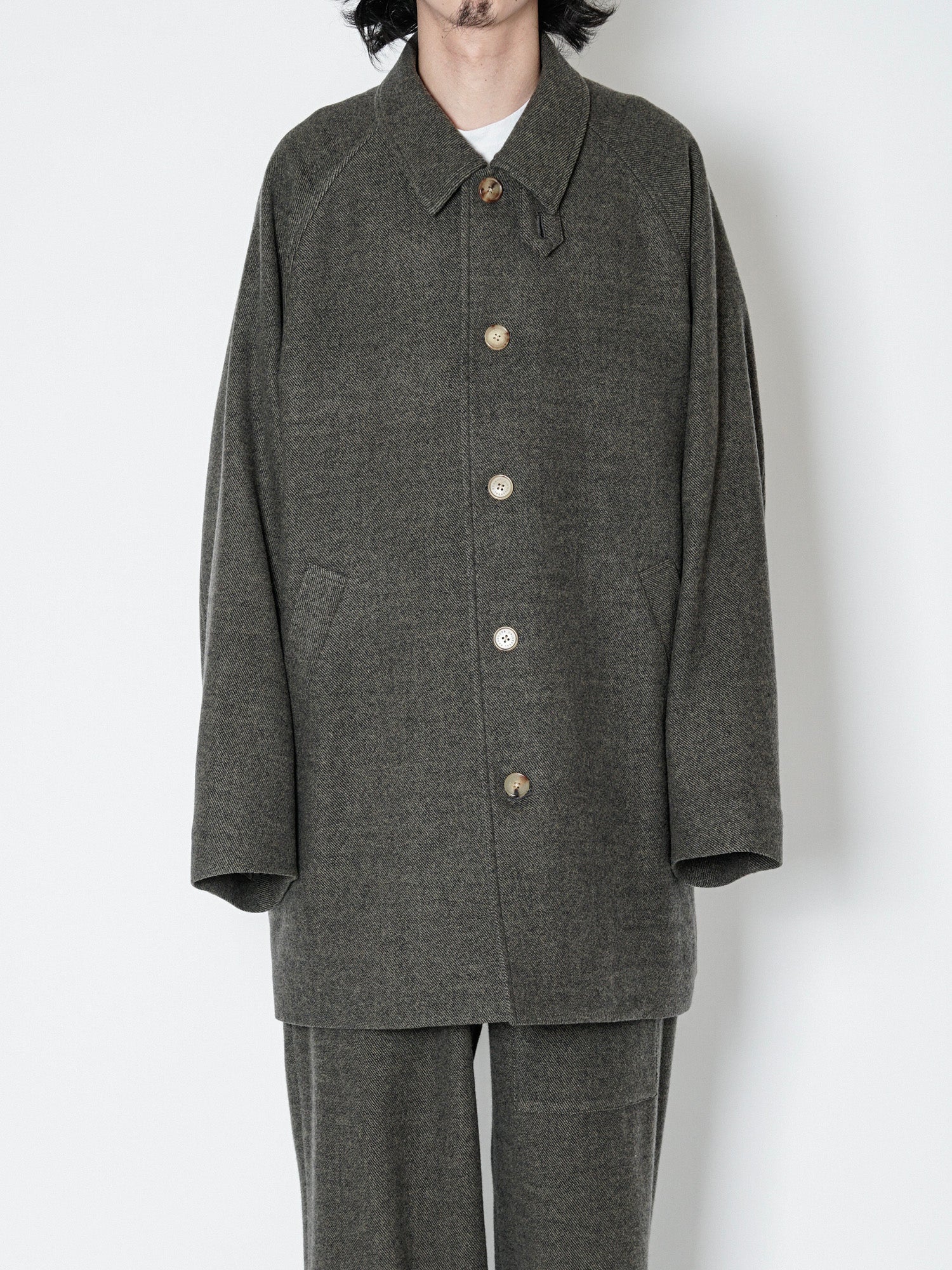 LAMB WOOL CAR COAT[KHAKI] | 1LDK (ワンエルディーケー) 公式サイト
