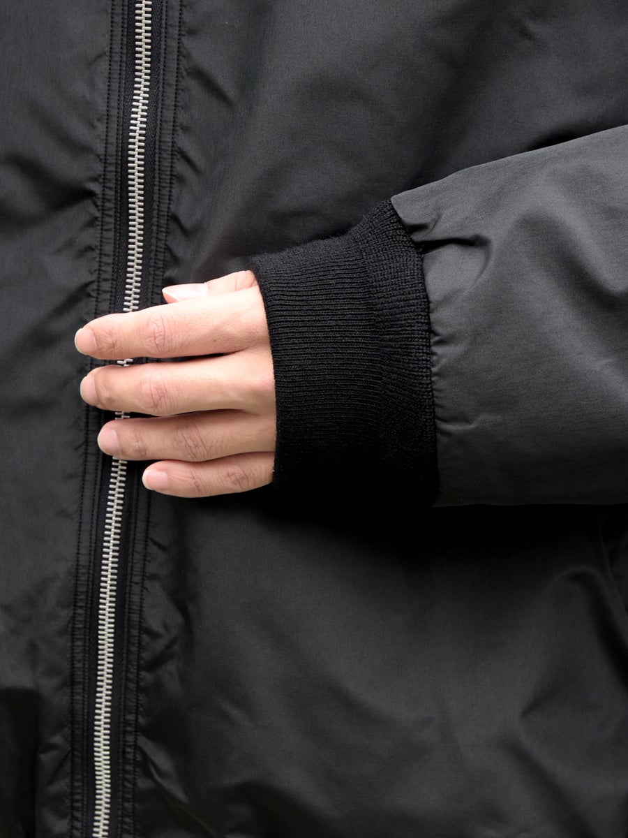 Silk Poly Contempo Jacket[BLACK] | 1LDK (ワンエルディーケー) 公式