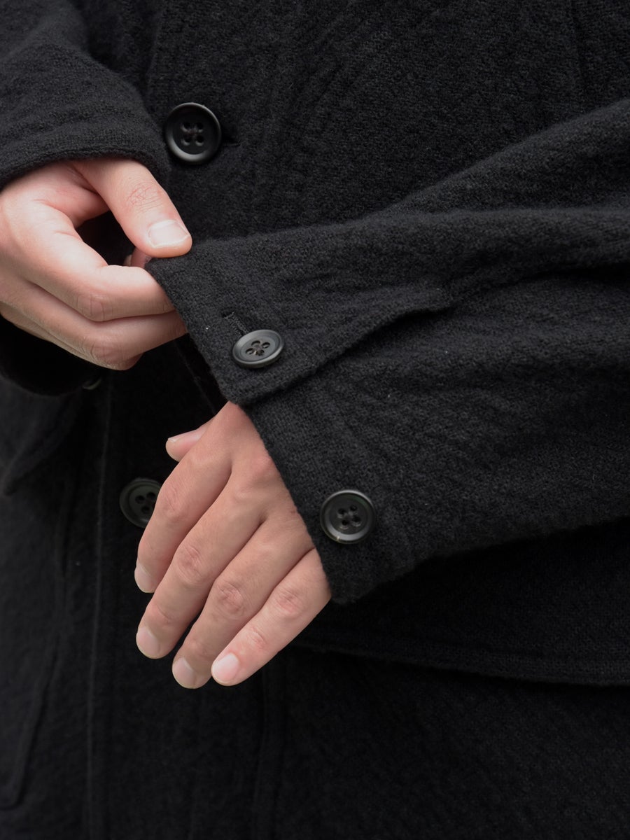 Rigidwool American Classic Fieldcoat[BLACK] | 1LDK (ワンエルディー