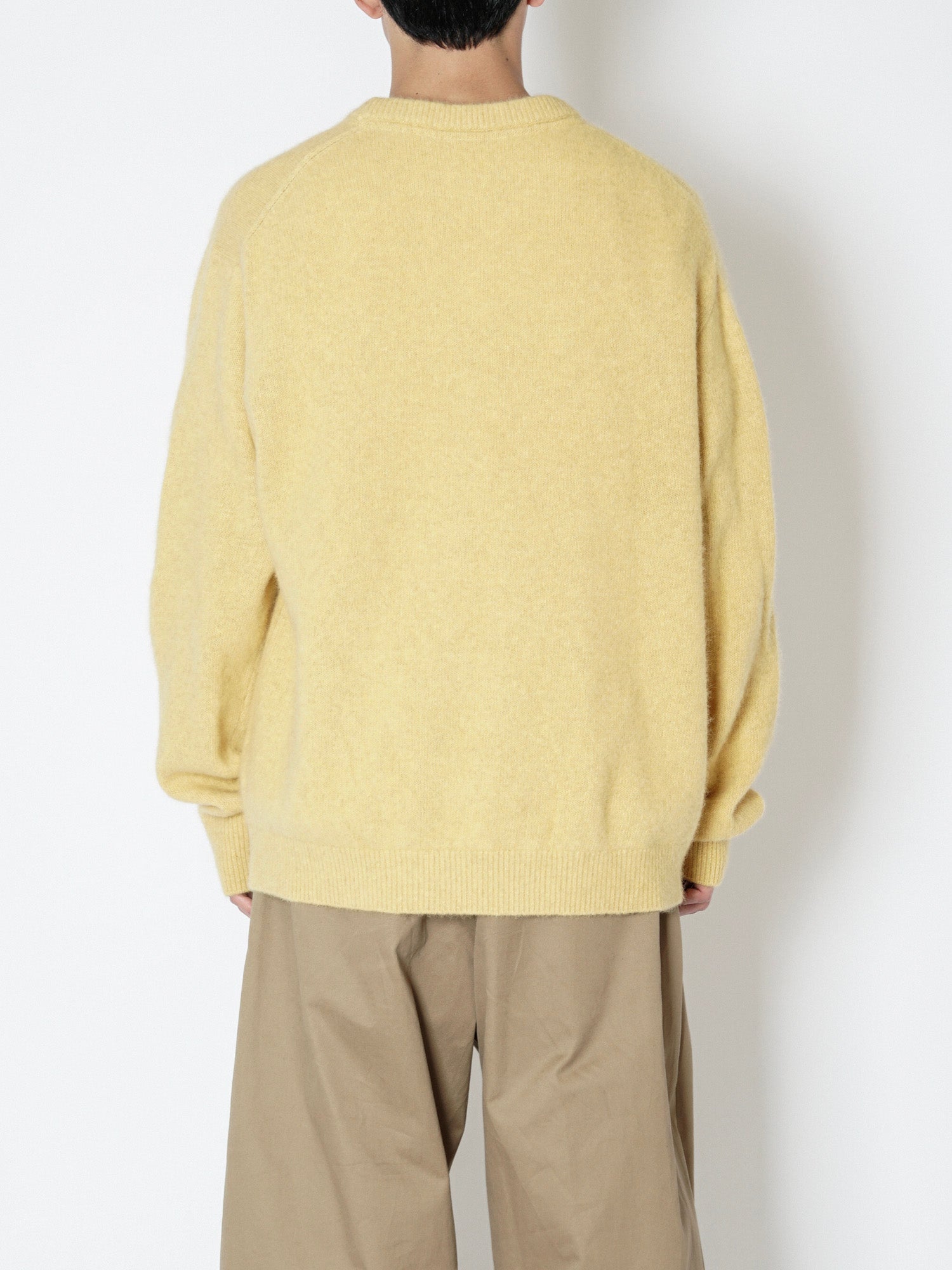 FOX CREW NECK KNIT[YELLOW] | 1LDK (ワンエルディーケー) 公式サイト