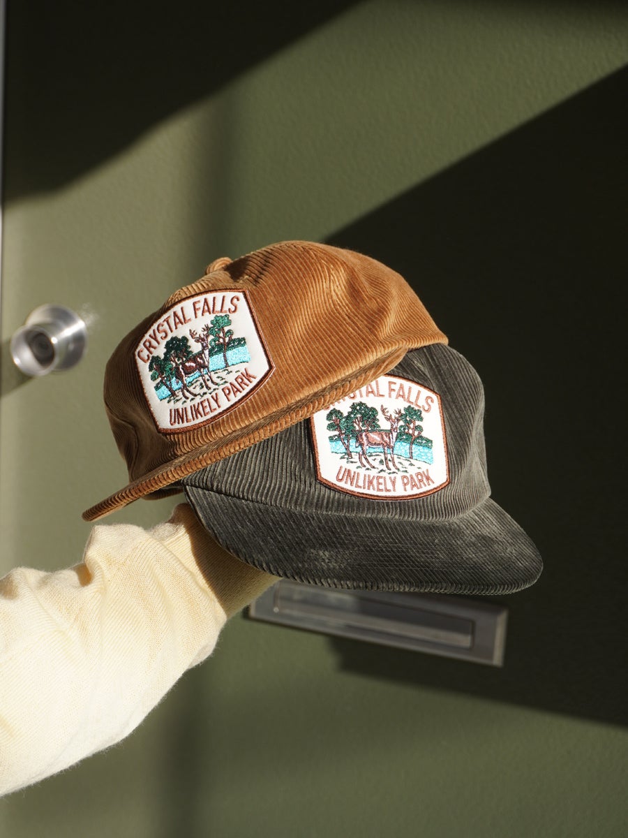 Unlikely Souvenir Cap “UNLIKELY PARK”[OLIVE] | 1LDK (ワンエル