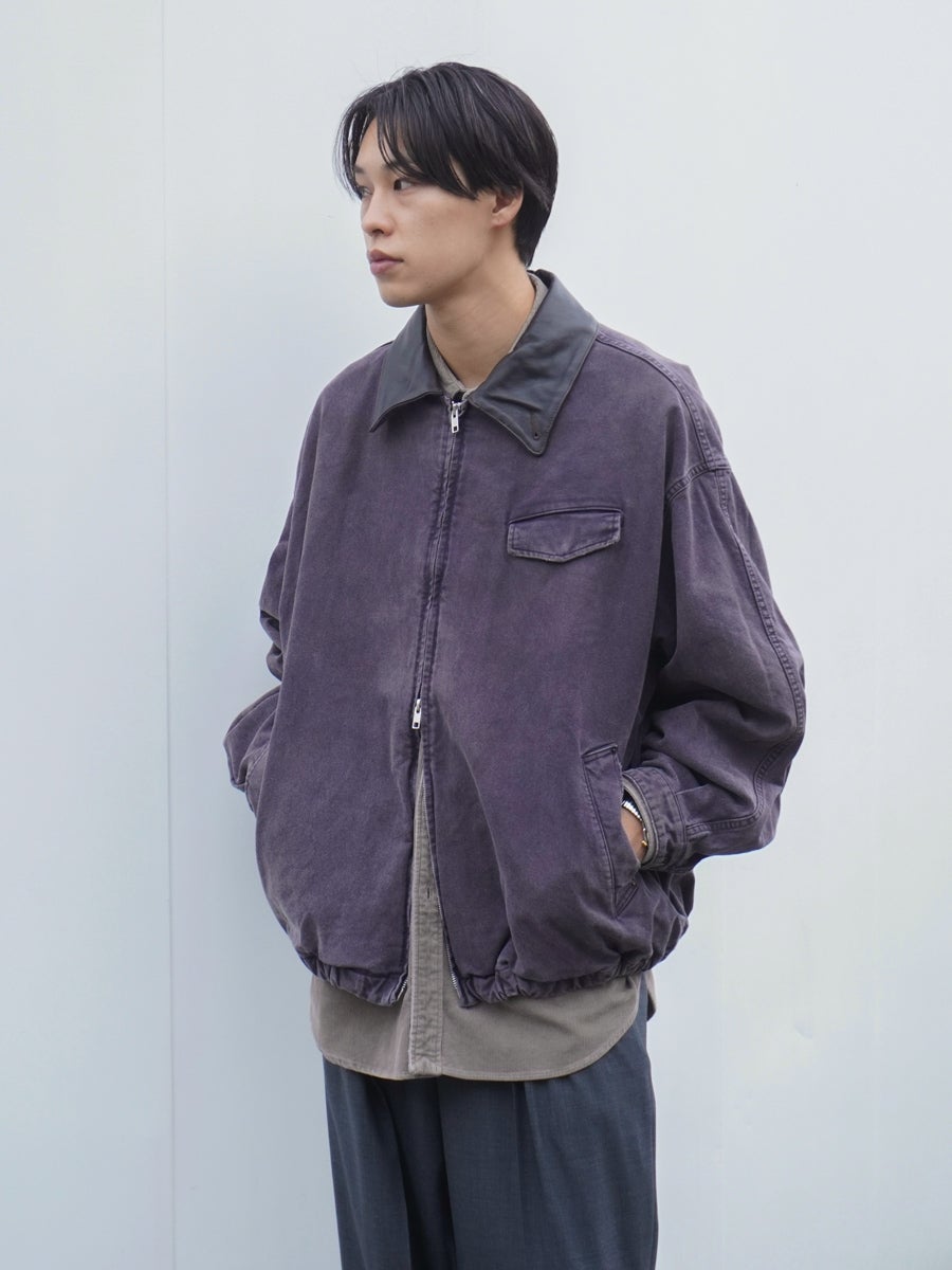 SULFUR DYED OXFORD VINTAGE JACKET[BLACK] | 1LDK (ワンエルディー
