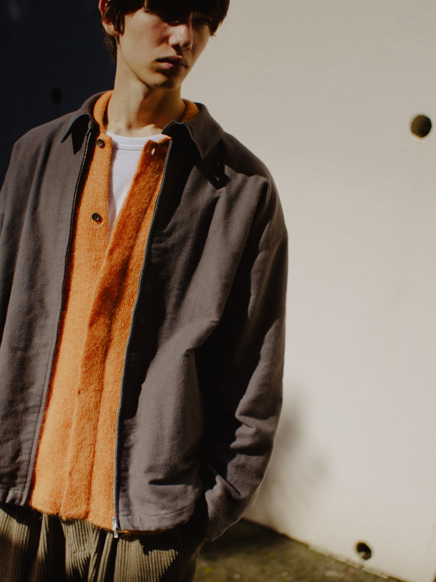 Cotton Flannel Drizzler Jacket[GRAY] | 1LDK (ワンエルディーケー