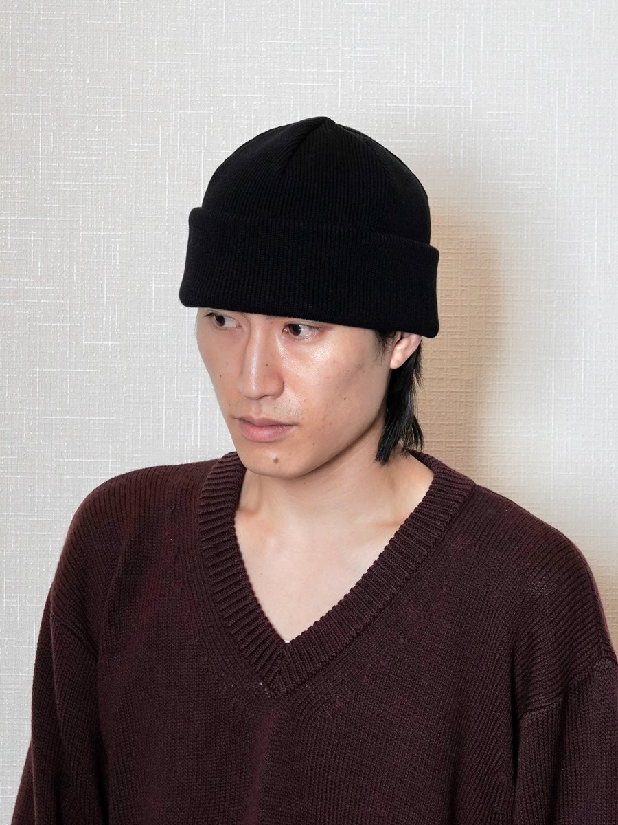 KNIT BIG WATCH CAP[BLACK] | 1LDK (ワンエルディーケー) 公式サイト