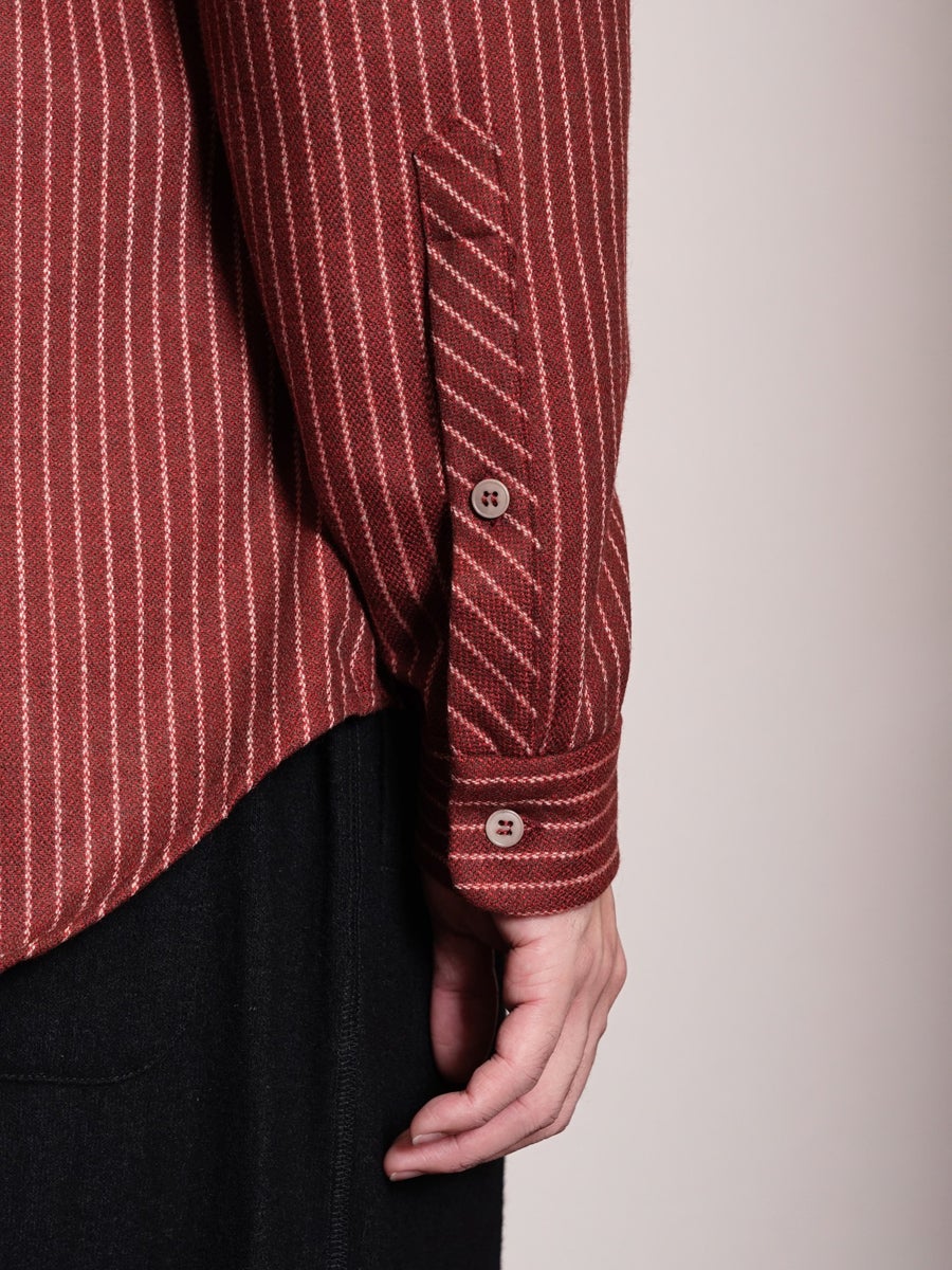 RED STRIPED WOOL B.D SH[RED] | 1LDK (ワンエルディーケー) 公式サイト