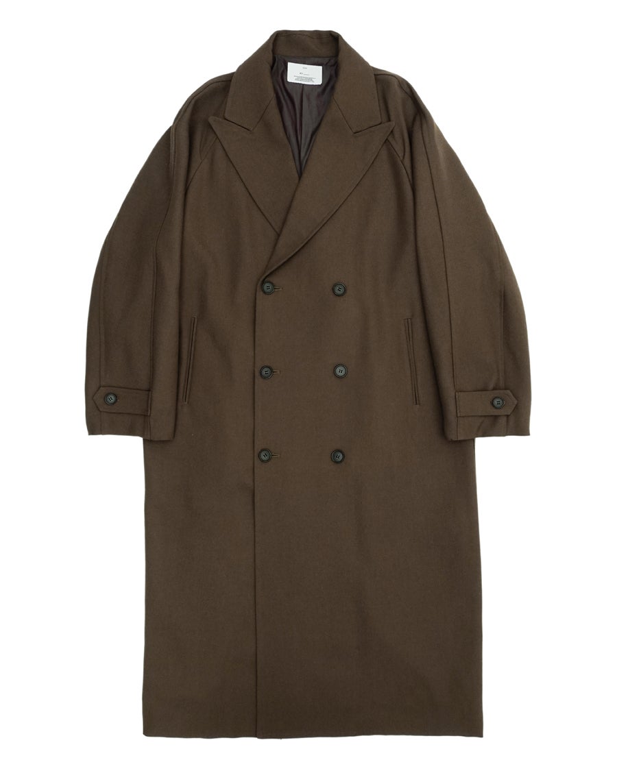 DOUBLE BREASTED CHESTER COAT[KHAKI BROWN] | 1LDK (ワンエルディー