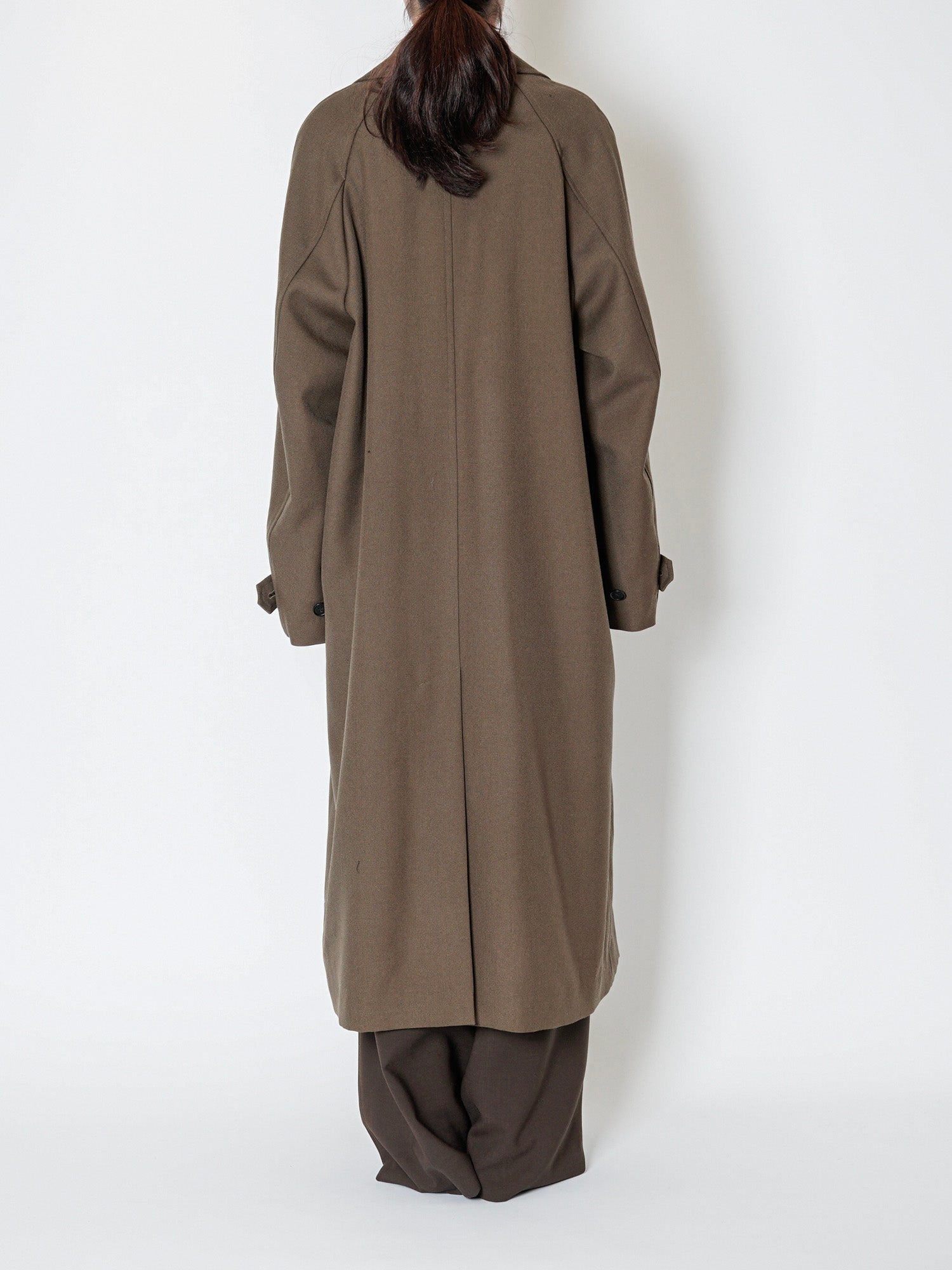 DOUBLE BREASTED CHESTER COAT[KHAKI BROWN] | 1LDK (ワンエルディー